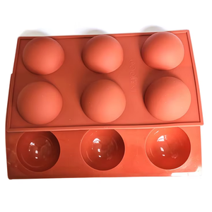 6 Large Semi Round Silicone Cake <b>Mold</b> DIY Hand Soap <b>Mold</b> <b>Candle</b> Chocolate <b>Mold</b> silicone <b>molds</b> for decoration fondant silicone mo - Product Image 3