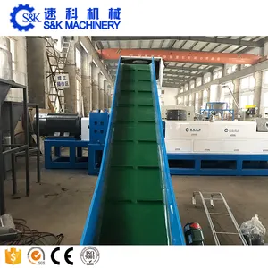 Promotional Plastic Waste PP/PE Post-Consumer Film Recycling Compactor Pelletizing Line