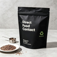 Sachet Doypack à fermeture éclair pour snacks et noix, anti-fuite, anti-humidité, qualité alimentaire, OEM/ODM d'usine, échantillons et conception gratuits