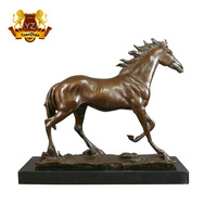Statues de chevaux en bronze nostalgique, figurines, ornements, artisanat équestre, accessoires de décoration intérieure, cadeaux créatifs pour les entreprises et les mariages