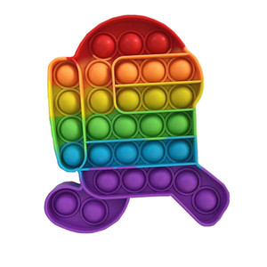 Bsbh Nhà Máy Giá đẩy Pop bong bóng Thần Tài cảm giác đồ chơi cho trẻ em người lớn lo lắng căng thẳng cứu trợ an toàn Silicone kỳ nghỉ quà tặng đồ chơi - Product Image 3