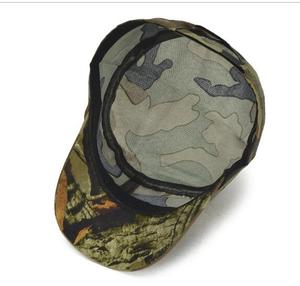 Plain Camouflage Flat Cap adulto Camo Hat Top Cap Stock OK per scegliere e mescolare - Product Image 5