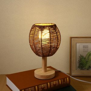 YULIN JIAFU Cabilock Woven Lamp Shade with Metal <strong>Frame</strong>,Round <strong>Small</strong> <strong>Lampshade</strong> Replacement Wall Sconces Ceiling Fan Light Covers - Product Image 6