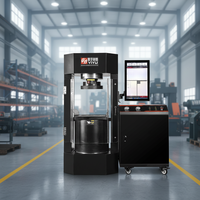 Equipo de Prueba de Compresión de 3000KN, Banco de Pruebas Electrohidráulico Personalizable, Probador Eléctrico Hidráulico ASTM, Resolución del 0.5%, 220V±10%, 1 Año de Garantía