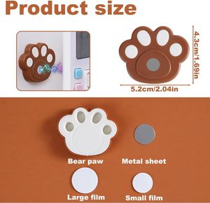 IKOPFLNモダンな環境にやさしい壁リモコンホルダー磁気サポートと4ピース収納 - Product Image 2