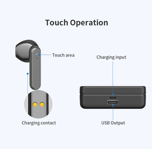 Sweatproof Wireless <strong>Earphones</strong> With Mirror Digital Display CE RoHS Headphones Tws 5.3 Wireless Earbuds <strong>Earphone</strong> - Product Image 4
