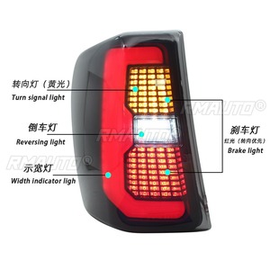 Pour Jeep Grand Cherokee 1999-2004, feux de jour à LED, feux antibrouillard étanches, ensemble de feux arrière, kit carrosserie - Product Image 5