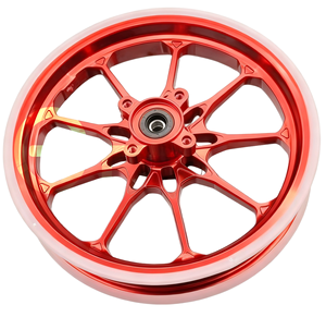 CNC Engraved Aluminum <b>Wheels</b> for Honda Giorno - 122.5J/122.15J Lightweight Custom Carved Rims Tropical Climate Resistant - Product Image 3