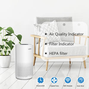 Purificateurs <span class=keywords><strong>d</strong></span>'<span class=keywords><strong>air</strong></span> PM2.5 de haute qualité à économie <span class=keywords><strong>d</strong></span>'énergie pour la chambre à coucher, la maison, filtre à 3 couches pour la fumée, le <span class=keywords><strong>pollen</strong></span>, les allergies - Product Image 4