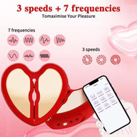 App-Fernbedienung BDSM Fetisch Flirt-Spielzeug für Frauen, Nippelklemme, Brustmassage-Vibrator für Frauen und Paare, Sexspielzeug
