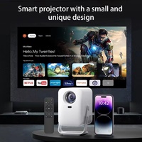 Projecteur intelligent HaoMing HY600 1080P, projecteur LED intelligent pour cinéma maison avec Android 13, mise au point automatique, projecteur interactif