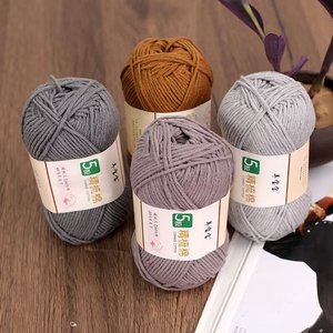 Mengchu vente en gros d'usine <span class=keywords><strong>pas</strong></span> <span class=keywords><strong>cher</strong></span> prix lait <span class=keywords><strong>fil</strong></span> de <span class=keywords><strong>coton</strong></span> 5ply 50g <span class=keywords><strong>fil</strong></span> de <span class=keywords><strong>coton</strong></span> pour tricoter <span class=keywords><strong>crochet</strong></span> 60% <span class=keywords><strong>coton</strong></span> 40% acrylique - Product Image 5