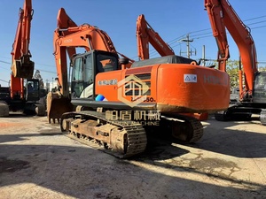 Excavadora usada Hitachi ZX350-5G, maquinaria hidráulica con motor Isuzu japonés, con motor PLC y transmisión. - Product Image 2