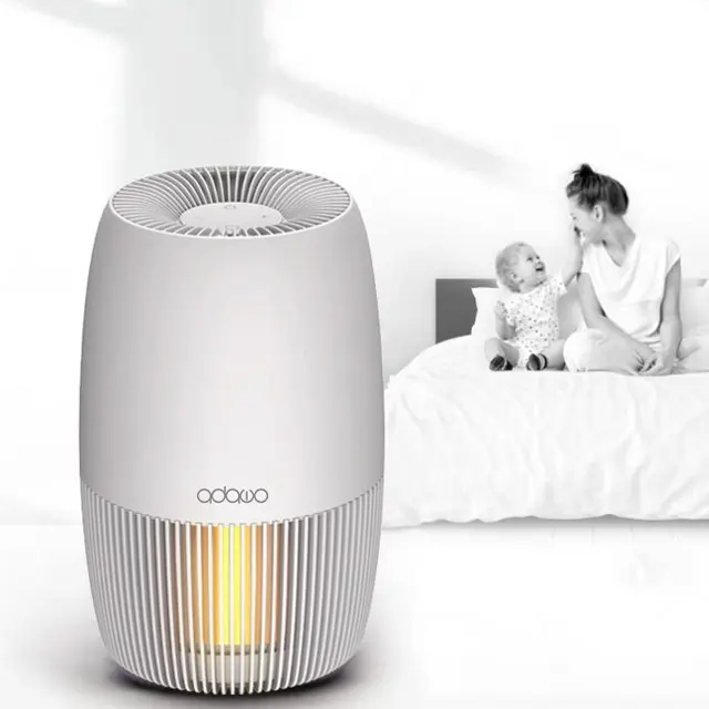Trend 2022 15m2 Portable Desktop Home Office Lamp Air Purifier Air Cleaner for Children With H13 HEPA Filter Shanghai