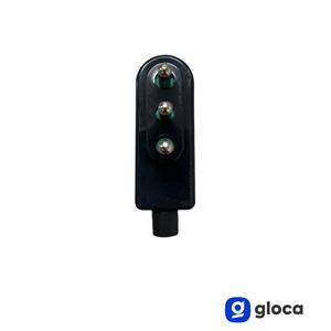 Gloca Paquete de 5 Enchufes Eléctricos Planos 16A Negros Estándar Italiano 250V CA con Conexión a Tierra de Plástico - Product Image 4