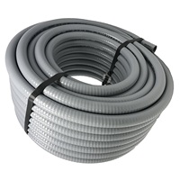 Conduit de protection de câbles en PVC non métallique, étanche aux liquides, résistant aux UV, gris, 1/2 CE, certifié ROHS