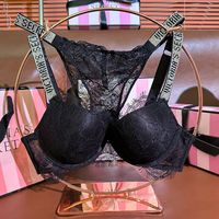 Conjunto de Lencería Sexy de Alta Calidad con Bordado Floral, Talle Bajo, con Volantes Finos, Estilo Victoria, Ropa Interior de Encaje para Mujer