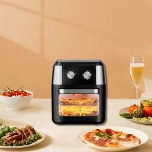 Factory <span class=keywords><strong>Outlet</strong></span> 12L Gran capacidad 360 ° Rotación Climatizada Ventana visual Freidora de aire eléctrica <span class=keywords><strong>Horno</strong></span> Pantalla táctil digital Gas para - Product Image 5