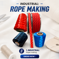 LQ PP Monofilament Thread HDPE Cord Yarn for Industrial Rope Tape Mesh Making