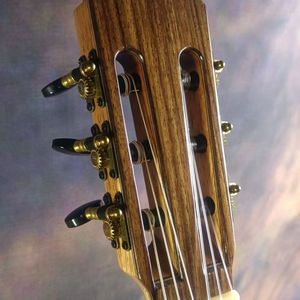 Ma Mei Handmade Full Single Ramirez Classical Guitar 39-Inch White Pine Double-Sided Board Ebony Full Bug Glue - Product Image 5