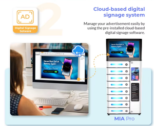 Estación de Carga Superrápida PD20W <span class=keywords><strong>MIA</strong></span> Premium Pro de 8 Bahías, Carga Rápida de Múltiples Dispositivos Simultáneamente para Cafeterías - Product Image 3
