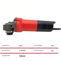 Meuleuse d'angle électrique DingCan 100C 900W à moteur à balais, 11000 tr/min, 110V/220V, outil professionnel portatif de coupe et de meulage