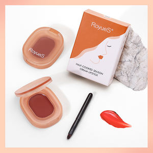 Esmalte de labios sólido hidratante de larga duración para mujeres 6 tonos 1,6G lápiz labial de crema de temporada medio cocido - Product Image 5