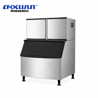 Machine à glaçons compacte à économie d'énergie, 680 kg/jour, idéale pour les cafés, les bars et les hôtels
