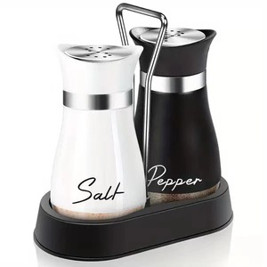 <span class=keywords><strong>Salière</strong></span> et poivrière en acier inoxydable de haute qualité Pot à épices en verre ménager Bouteille d'épices <span class=keywords><strong>pingouin</strong></span> - Product Image 4