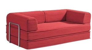 Cómodo juego de sofá Seccional de tela multifuncional convertible y extensible con relleno de esponja para uso en apartamentos - Product Image 5