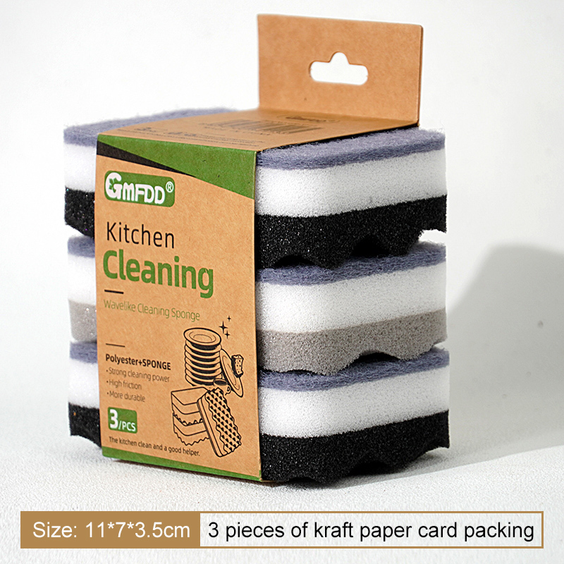 Grey 11*7*3.5 cm Round corner 3 pcs /kraft paper