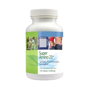 Ammino23-150 compresse vegane BCAA e integratore alimentare essenziale di aminoacidi Pre-allenamento, aiuto per il recupero, possono aiutare a costruire muscoli
