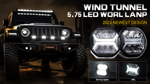 E-Mark ไฟหน้า LED แบบกลมขนาด42W 12V 24V อุโมงค์ลม5.75 "สำหรับรถกระบะ SUV ATV UTV 4x4สปอตไลท์ทดแทน - Product Image 6