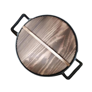 Đen Cắm Trại Nhà Bếp Bộ Đồ Nấu Nướng Đặt Chảo Đặt Không Dính Đồ Nấu Nướng Đúc Chảo Sắt Pan Nhật Bản Sắt Trung Quốc Chảo - Product Image 6