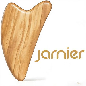 Outil <span class=keywords><strong>Gua</strong></span> <span class=keywords><strong>Sha</strong></span> pour le visage et le corps en bois d'olivier naturel, masseur de drainage lymphatique, massage facial, sculpture de la ligne du menton, anti-gonflement - Product Image 1