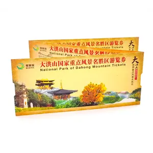 Custom Professional CMYK Print Anti-counterfeiting Security Event Admission Ticket