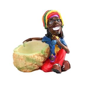 Hot Jamaican Beach Rasta Stand Souvenir Homme Fumer Fantaisie Unique Taille Moyenne <span class=keywords><strong>Bob</strong></span> <span class=keywords><strong>Marley</strong></span> Résine <span class=keywords><strong>Cendrier</strong></span> - Product Image 6