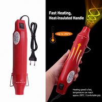 Alat Udara Panas Mini 300W dengan Volume Udara 130m/s 220V Kit Perbaikan Ponsel Portabel DIY