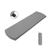 Matelas Gonflable Automatique Portable Confortable en PVC et Tissu Polyester Pêche pour le Camping, la Randonnée et l'Escalade – Gonflage Rapide