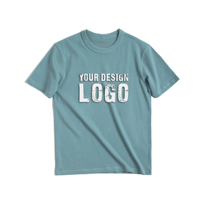 T-shirt pour homme surdimensionné à épaules tombantes, lavé, personnalisé, faible MOQ, style streetwear décontracté, poids lourd, manches courtes, ample - Product Image 4