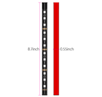 Éclairage d'ambiance LED transfrontalier pour voiture, éclairages de plancher monochromes 1-vers-2 et 1-vers-4, lumières décoratives colorées pour voiture