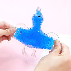 Rane Beadeez Squishy Stress rilievo palle colorate spremitura Fidget giocattoli con perline d'acqua-giocattoli sensoriali a forma di animale - Product Image 5