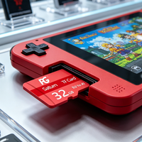 Tarjeta de Memoria TF Ultra Delgada de 16GB 32GB 64GB 128GB 256GB, Almacenamiento Flash Ligero para Consola de Juegos Portátil