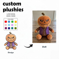 Jouets en peluche personnalisés, poupées animales au design original, poulpe aux yeux bouclés, décorations de restaurant sur le thème de l'océan, porte-clés en peluche personnalisé en vinyle