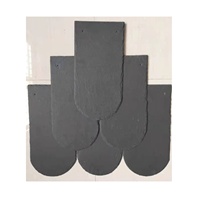 Tuiles de toit en ardoise noire naturelle, design traditionnel avec finition de surface fendue pour villas, meilleur prix aux Philippines