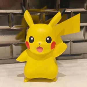 Usine personnalisée centre commercial sculpture en fibre de verre Pokemon Sculpture grandeur nature dessin animé Pikachu Statue pokemon résine artisanat