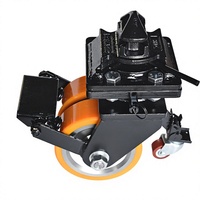 Roda Kontainer Pengangkut Beban Berat 3-5 Ton Berbahan Baja Poliuretan dengan Pemasangan Samping, Rem Total Lock, Roda Datar, dan Peredam Kejut