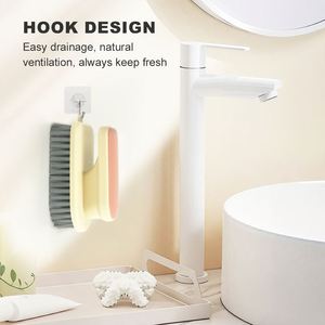 Heavy Duty Cleaning <b>Brush</b> - Non-Slip Grip for Shoes/Clothes/Laundry, Durable Plastic <b>Scrub</b> <b>Brush</b> <b>with</b> Ergonomic <b>Handle</b> - Product Image 6