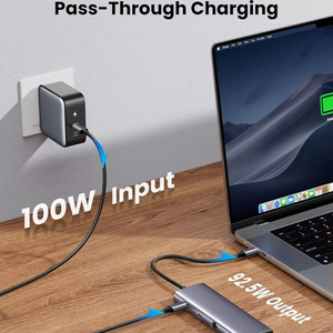 Hub USB C, dongle USB-C 10-en-1 avec double moniteur 4K-HDMI et VGA, Ethernet 1 Gbps, PD 100 W, 3 ports USB 3.0, prise audio 3,5 mm - Product Image 5