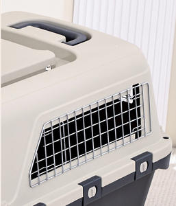 Pet hava taşıma kutusu sert yüzey araba seyahat evcil hayvan taşıyıcı kutu tekerlekler ile küçük köpekler ve kediler için uygun - Product Image 5